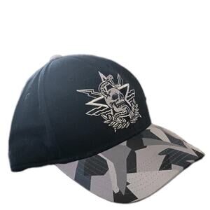 Call Of Duty Modern Warfare Hat Cap Snapback 2019 Black Camo Skull And Snake NEW